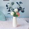 Flores Artificiales para Sala de Estar, Arreglos Florales de Plástico, Mesa de Centro para Interiores, Mesa de Comedor, Ramos de Flores de Seda, Plantas en Maceta, Flores Simuladas de Primavera de la Isla, Plantas Verdes