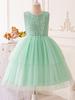 Vestido leve para meninas, saia de bolo, roxo, colorido, costura de lantejoulas, vestido para meninas de 8 a 12 anos, vestido infantil transfronteiriço
