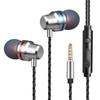Dropshipping 2026 Novo Modelo Fones de Ouvido Intra-auriculares Fones de Ouvido com Graves Pesados de Metal Fones de Ouvido Universais para Celulares e Computadores com Microfone