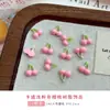 Joyería Rosa Cereza para Uñas Arte de Uñas Estilo Caricatura Estéreo Lindo Femenino Cerezas Artificiales para Uñas Diamantes Artificiales Accesorios para Uñas