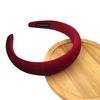 Diadema de terciopelo coreano de Amazon transfronteriza de ala ancha con parte superior craneal alta, pasador suave y ceroso, diadema para lavar la cara, accesorios para el cabello facial para mujeres