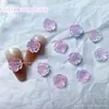 Artículo popular de celebridad de Internet paquete de material de decoración para arte de uñas mar estrellado de ensueño mezcla de pequeñas decoraciones coloridas con forma de corazón y estrella luminosas para arte de uñas