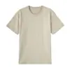 Camiseta, estilo simple, resistente a las arrugas, transpirable, casual, tejido Sorona de alta cuenta 180g, corte regular, ropa para hombre, disponible para dropshipping