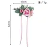 Suprimentos para Casamento Estilo Europeu, Conjunto de Flores de Pulso e Lapela com Tema Floresta, Flores de Pulso para Grupo de Madrinhas, Lapelas para Noivo e Padrinhos