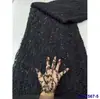 Vestido Francês Lantejoulas Bordado Bolha Vestido de Casamento Tecido Renda Lantejoulas de Noiva Tecido Renda