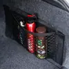 Bolsa de rede para armazenamento de carro de parede com Velcro, organizador de sacolas plásticas para trás de portas de armário, sacolas de armazenamento para pendurar no atacado