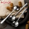 Colher Espessa Elegante de Aço Inoxidável Puro 316 Colher para Comida Ocidental Colher de Arroz Colher para Crianças Colher Principal Colher de Sobremesa Colher de Chá