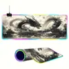 Fabricante Vende Almohadillas Luminosas Gruesas para Ratón y Teclado LED Populares para E-Sports y Gaming, Alfombrillas de Escritorio RGB Personalizadas