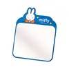 Espejo de Papel Plegable de Pantalla Completa Miffy con Soporte Espejo de Maquillaje Plegable HD Portátil Espejo Redondo Pequeño de Doble Cara Esencial para Retoques de Estudiantes