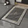 Alfombrilla de suelo para baño del hogar, Alfombrilla suave de tierra de diatomeas para la entrada, Alfombrilla antideslizante absorbente de agua para la puerta del baño, Alfombrilla para la puerta del inodoro