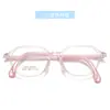 Nuevas gafas TR ovaladas para niños y niñas, marco de color sólido, almohadilla nasal de silicona, marco de gafas para niños suave, antideslizante, para miopía