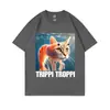 Camiseta de Verano Divertida con Meme de Gato Trippi Troppi Brainrot Italiano