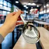 Colheres de servir em aço inoxidável 304, cor dourada, tamanho grande, adequadas para uso doméstico, colheres de servir grandes, colheres de sopa, colheres perfuradas e colheres comunitárias para uso em hotel