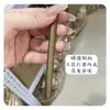 Pelo de Zorro Ártico Sándalo Verde Brocha de Maquillaje Color Corazón Melocotón Medio Difuminador Súper Suave Pincel para Sombras de Ojos Pelo Animal Especial de Cangzhou