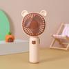 Ventilador de Mano Creativo de Oso Simple de Dibujos Animados Mini Portátil Carga USB Ventilador de Animal Regalo Transfronterizo Venta al por Mayor