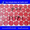 Almofada de silicone redonda autoadesiva à prova d'água antiderrapante junta de silicone cortada sob medida anti-colisão absorção de choque pé de borracha almofada de fábrica