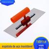 Atacado de fábrica aço inoxidável cabo de plástico placa de lama placa de gesso plástico placa de lama para pintura faca de massa espátula