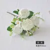 Ramo de Boda Artificial 6 Cabezas Rosa Loto con Rocío Atrezzo Fotografía de Boda Ramo de Novia Flores Artificiales