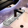 Alfombrilla absorbente para grifo de diatomeas, para lavabo, fregadero de cocina, a prueba de salpicaduras y resistente a la suciedad.