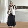 Conjunto de Pelúcia de Inverno para Meninas 2026 Novo Estilo Outono/Inverno Crianças Médias e Grandes Meninas Camiseta com Capuz Colete Calça Conjunto de Três Peças