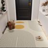 Home Floor Mat Nordic Simples Porta Tapete de Entrada Advanced Wipe-Free Mat Cuttable Tapete de Couro
