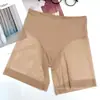 Leggings de Malla Fina Europeos y Americanos Transfronterizos Cintura Media Pantalones de Seguridad Pantalones Moldeadores para Mujer Pantalones Cortos para Mujer Calzoncillos Boxer 4137