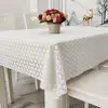 Toalha de mesa de PVC, impermeável, resistente ao calor e à prova de poeira, jogo americano de mesa de jantar sem lavagem, porta-copos retangular de plástico, jogo americano de mesa de centro, toalha de mesa de sala de estar, para uso doméstico