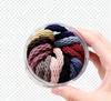 Gomas Elásticas de Caucho sin Costuras de Alta Elasticidad para el Cabello, Ligas Gruesas Duraderas para el Cabello para Mujer, Accesorios para el Cabello para Cola de Caballo