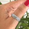 Café billón Europa y Estados Unidos transfronterizo gas púrpura este ins marea hombres personalidad nube auspiciosa anillo estilo familiar retro anillo
