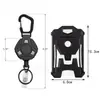 Mosquetón de Acero Retráctil para Cuerda de Alambre, Resistente, Fácil de Tirar, con Logo, Anti-Pérdida, Colgante para Mochila, Portaplacas, En Stock