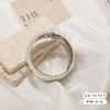 Nueva Pulsera Europea y Americana Popular Exagerada de Aleación de Ala Ancha Pulsera de Moda Personalizada Patrón Martillado Cepillada Pulsera con Hebilla de Resorte