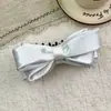 Pinza de plátano grande con lazo de satén estilo coreano para mujer, pinza para el pelo de coleta alta de alta gama, accesorio para el pelo elegante y versátil