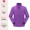 Chaqueta softshell personalizada para hombre y mujer, chaqueta sin capucha, una sola pieza, ropa de montaña para exteriores a prueba de viento e impermeable con logotipo impreso o bordado
