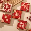 Sobre rojo de boda para recoger en la puerta, accesorios especiales para juego de bloqueo de puerta, pequeños, creativos, de personalidad, de alta gama, pequeños, mini, bolsa de sobre rojo para bloqueo de puerta