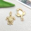 DIY liga jóias acessórios tartaruga marinha tartaruga pequeno pingente pulseira colar presente decoração material pingente