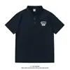 Nueva Camisa Polo de Verano para Hombre Manga Corta Ins Marca de Moda Camiseta Sencilla para Hombre Estilo Hong Kong Holgada Ropa para Hombre Cuello Solapa Top de Moda