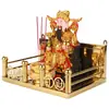 Santuário de Parede Grande em Aço Inoxidável Guangrong para Uso Doméstico, Altar de Aço Inoxidável, Santuário Budista, Deus da Riqueza
