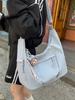 Bolsa de Ombro Versátil Simples de Nicho Transfronteiriça Feminina 2025 Nova Casual Grande Capacidade Bolsa Transversal Bolsa Tote Comércio Exterior
