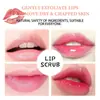 Eelhoe Exfoliante Labial Naranja Exfoliante Labial Suave e Hidratante para el Cuidado y Limpieza de los Labios y la Piel Circundante