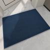 Capachos de Entrada de Cor Sólida Transfronteiriços, Tapetes Absorventes para Banheiro, Capachos Antiderrapantes para Porta de Entrada, Tapetes Resistentes a Manchas de Secagem Rápida para Exterior