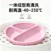 Prato de Jantar Infantil de Silicone de Grau Alimentício, Placa de Suplemento Alimentar para Bebês Resistente a Altas Temperaturas com Ventosa, Tigela de Silicone Específica para Bebês para Suplemento Alimentar