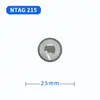 Adesivo com chip nfc 215 chip anti-metal instrução de atalho música personalizada de parede indução passiva etiqueta anti-falsificação