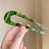 Horquilla de Aleación para Mujer Nueva Primavera 2025 Nuevo Estilo Chino Horquilla en Forma de U con Perla Antigua Accesorio para el Cabello Diario
