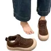 Zapatillas de caña alta populares de estilo nicho con forro polar y suela gruesa para mujer, Nuevas Zapatillas Deportivas Casuales Estilo Coreano Otoño e Invierno 2026