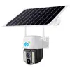 Cámara de vigilancia transfronteriza v380 para exteriores energía solar baja potencia inalámbrica wifi teléfono móvil control remoto red monitor