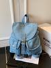 Mochila de Mezclilla de Gran Capacidad Transfronteriza Mochila para Mujer Nueva Moda Bolso Escolar Estilo Harajuku Bolso de Mano para Viajes Estudiantil
