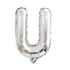Globo de letra de cumpleaños de 16 pulgadas, imitación de globo de letra pequeña A-Z, venta al por mayor, decoración de cumpleaños transfronteriza, globo de letra