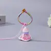 Colgante de Borla de Nudo de Diamante Colorido, Llavero de Borla Estilo Antiguo, Accesorio de Joyería Colgante Hecho a Mano DIY Estilo Étnico