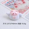 Tetera de Gato Linda Tridimensional Dibujos Animados Hecho a Mano Accesorios para Joyería DIY Resina de Pegamento de Crema Materiales Pequeños Bolsa