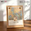 Calendario de Escritorio de Madera 2027 Caja de Regalo con Soporte de Madera y Portabolígrafos, Calendario Promocional Corporativo de Oficina de Negocios de Gama Alta